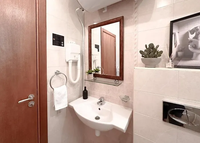아파트 Santa Marina - Designer With Sea View Terrace & Pools 소조폴